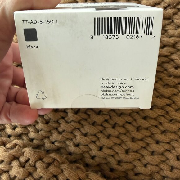 Peak Design Universal Head Adapter for Travel Tripod – Black (New, Unopened Box) - Picture 3 of 6